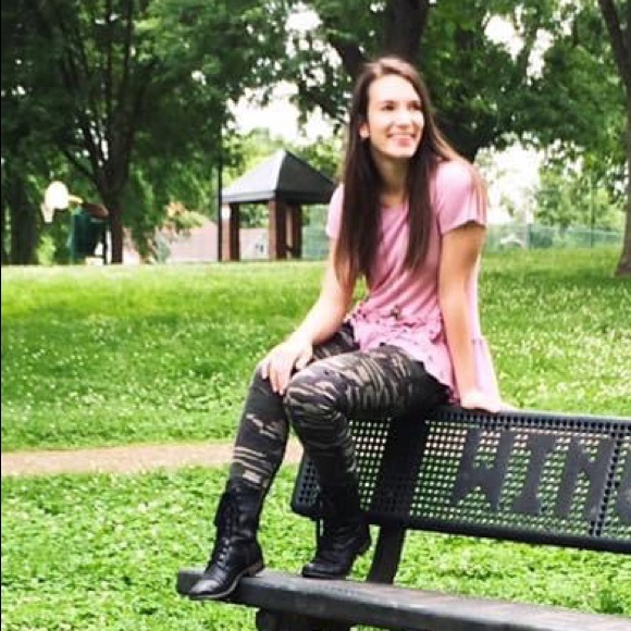 Camo Skinny Moto Jeans - Picture 1 of 8